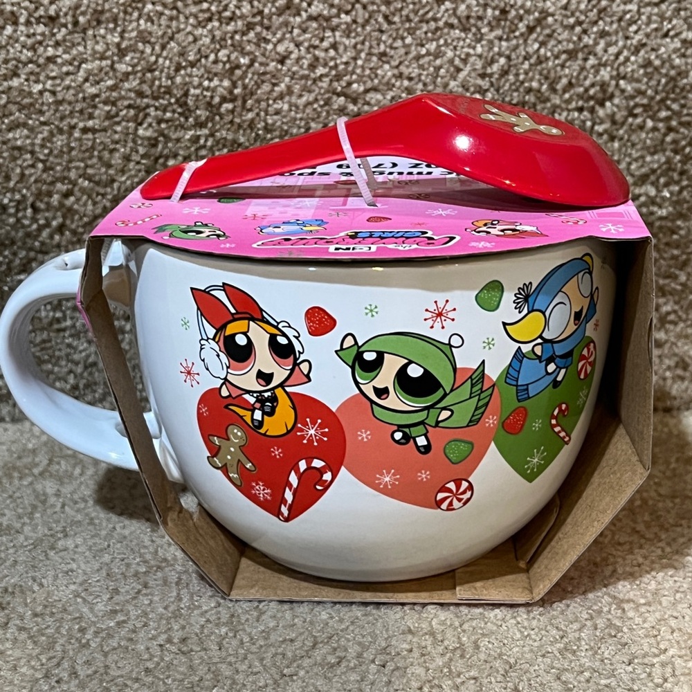 Powerpuff Girls Holiday Mug with Lid